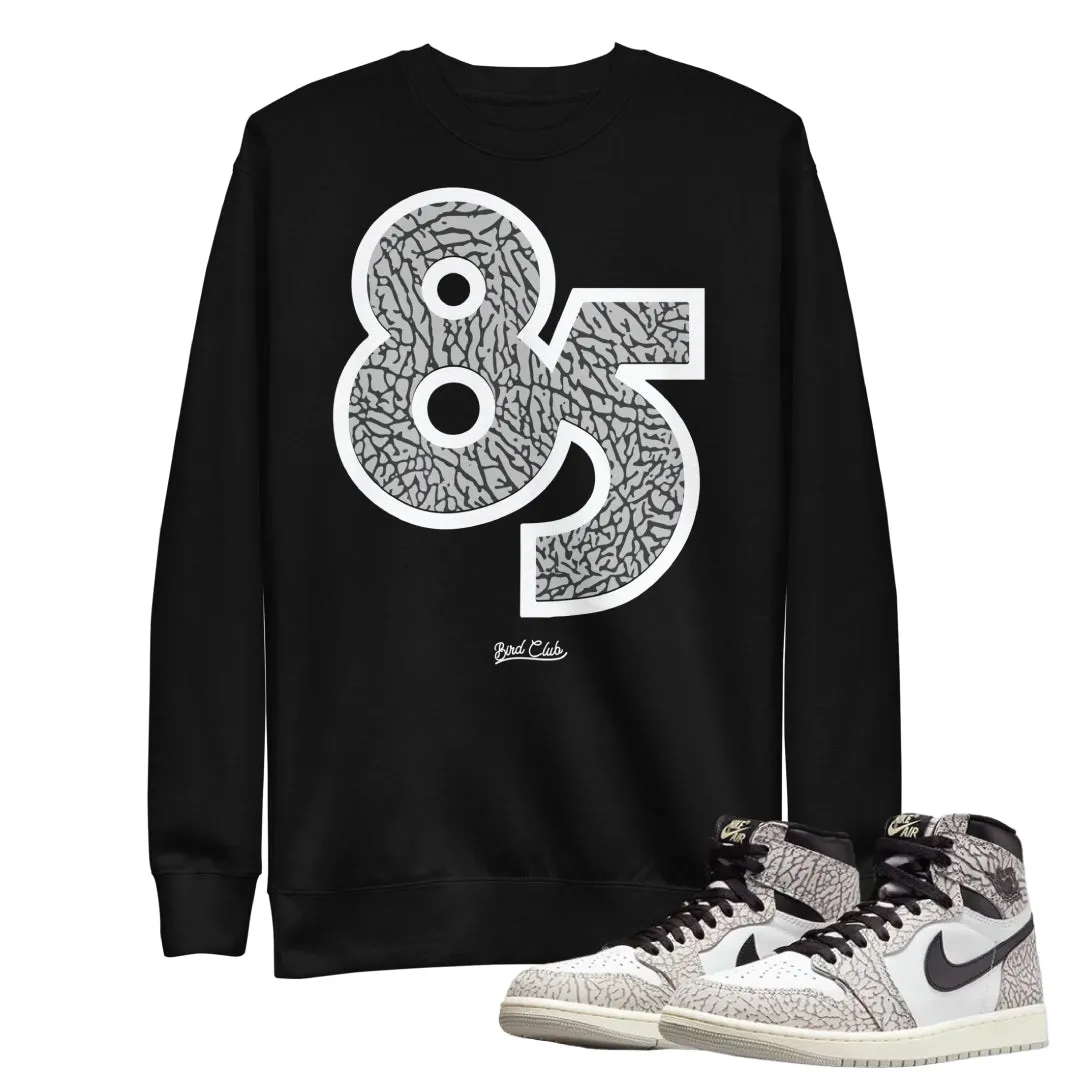 Retro 1 "Elephant Print" 85 Sweatshirt