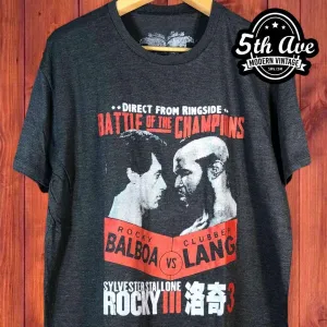 Rocky III - New Vintage Movie T shirt