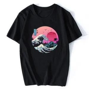 Sakuru Retro Great Wave Shirt