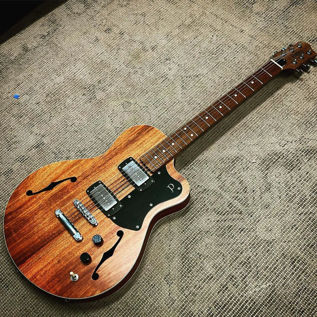 SH90-BW Semi-Hollow Electric Guitar - Natural Tasmanian Blackwood