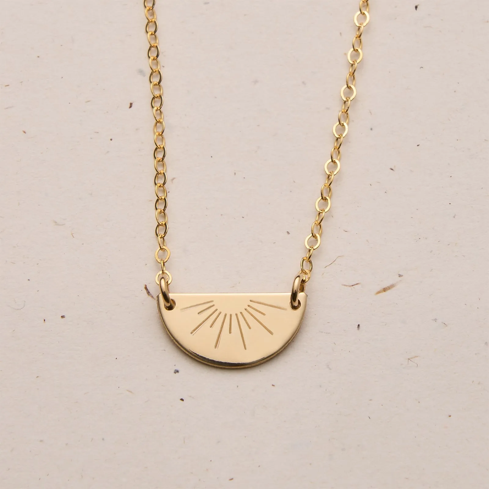 Sonny • Best Friend • Extra Large Half Circle Necklace