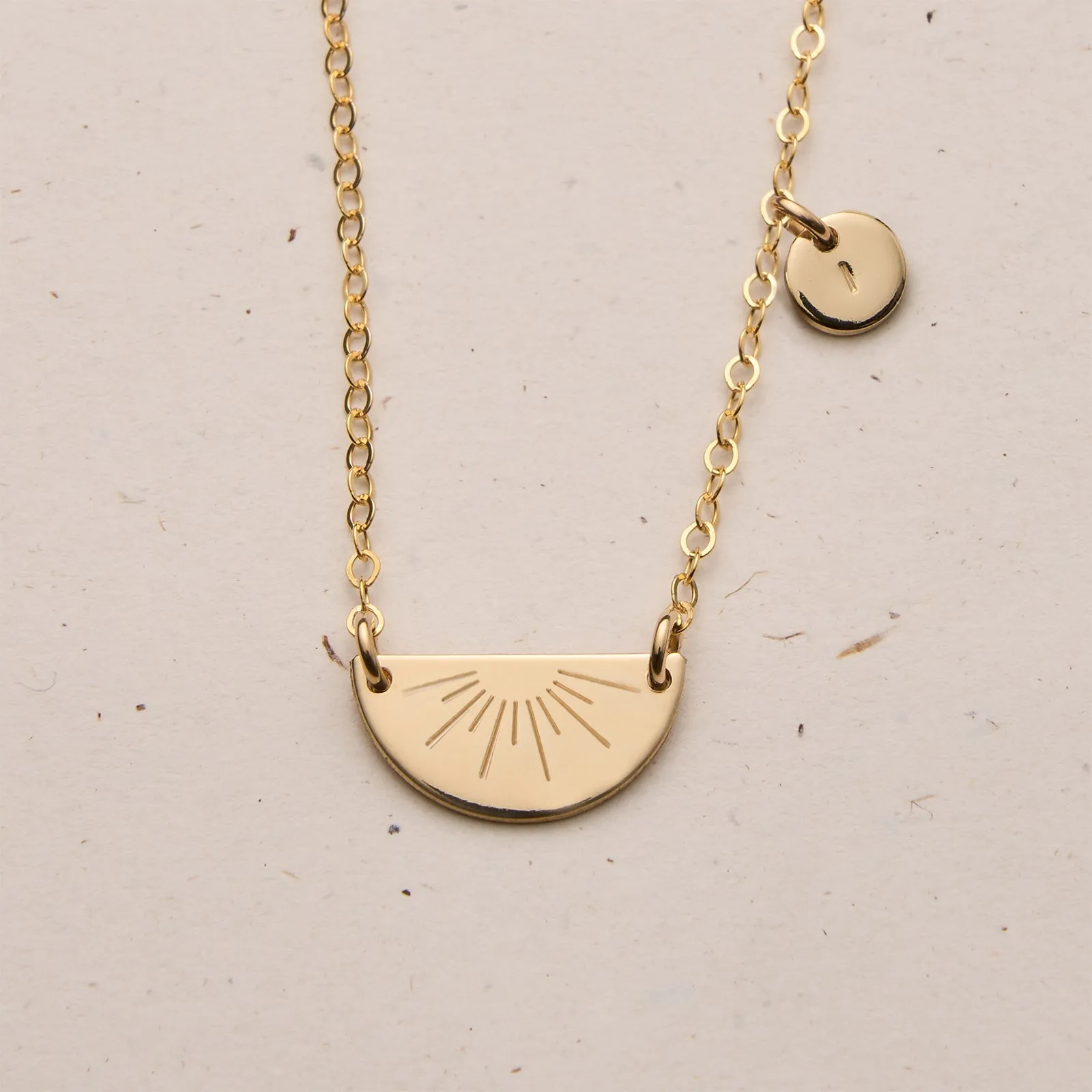 Sonny • Best Friend • Extra Large Half Circle Necklace