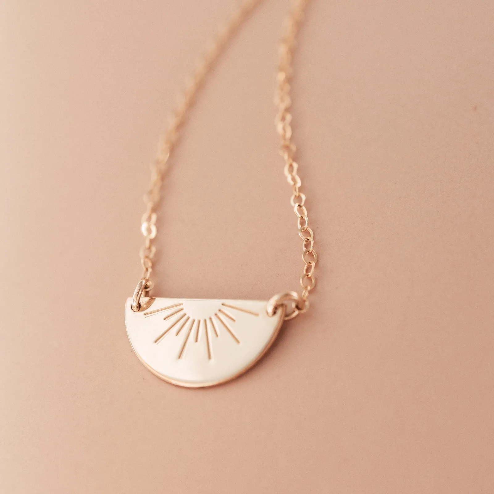 Sonny • Best Friend • Extra Large Half Circle Necklace