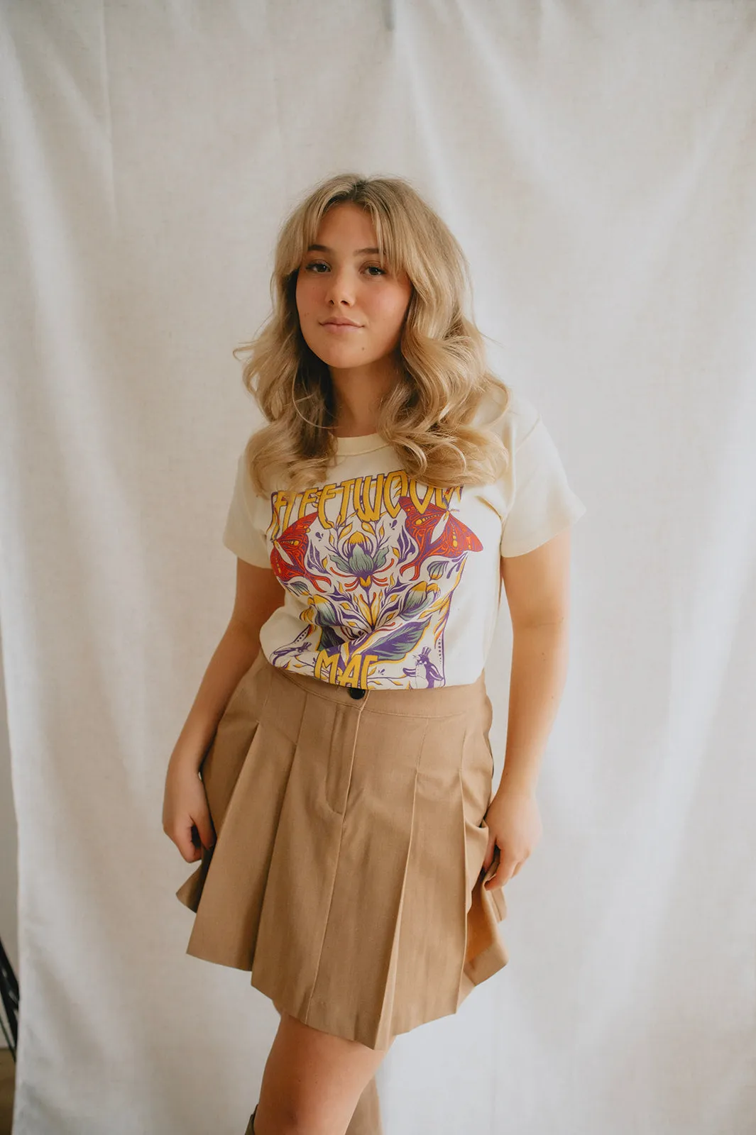 The Fleetwood Mac Butterflies Reverse GF Tee by Daydreamer