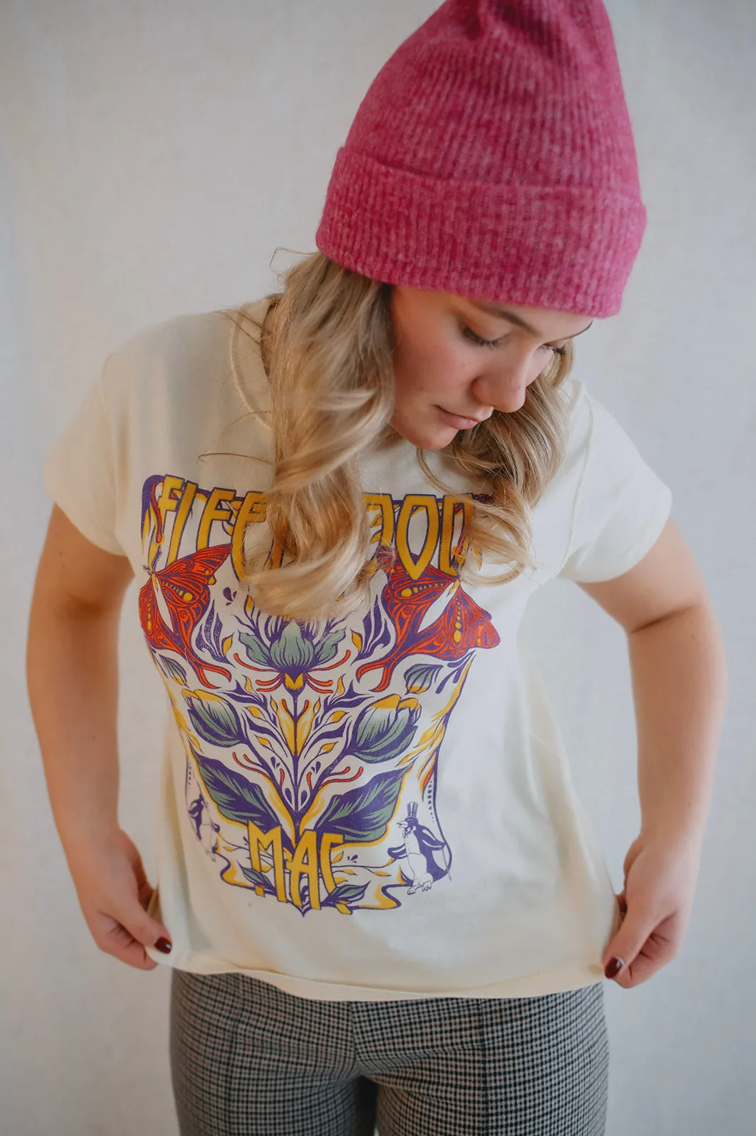 The Fleetwood Mac Butterflies Reverse GF Tee by Daydreamer