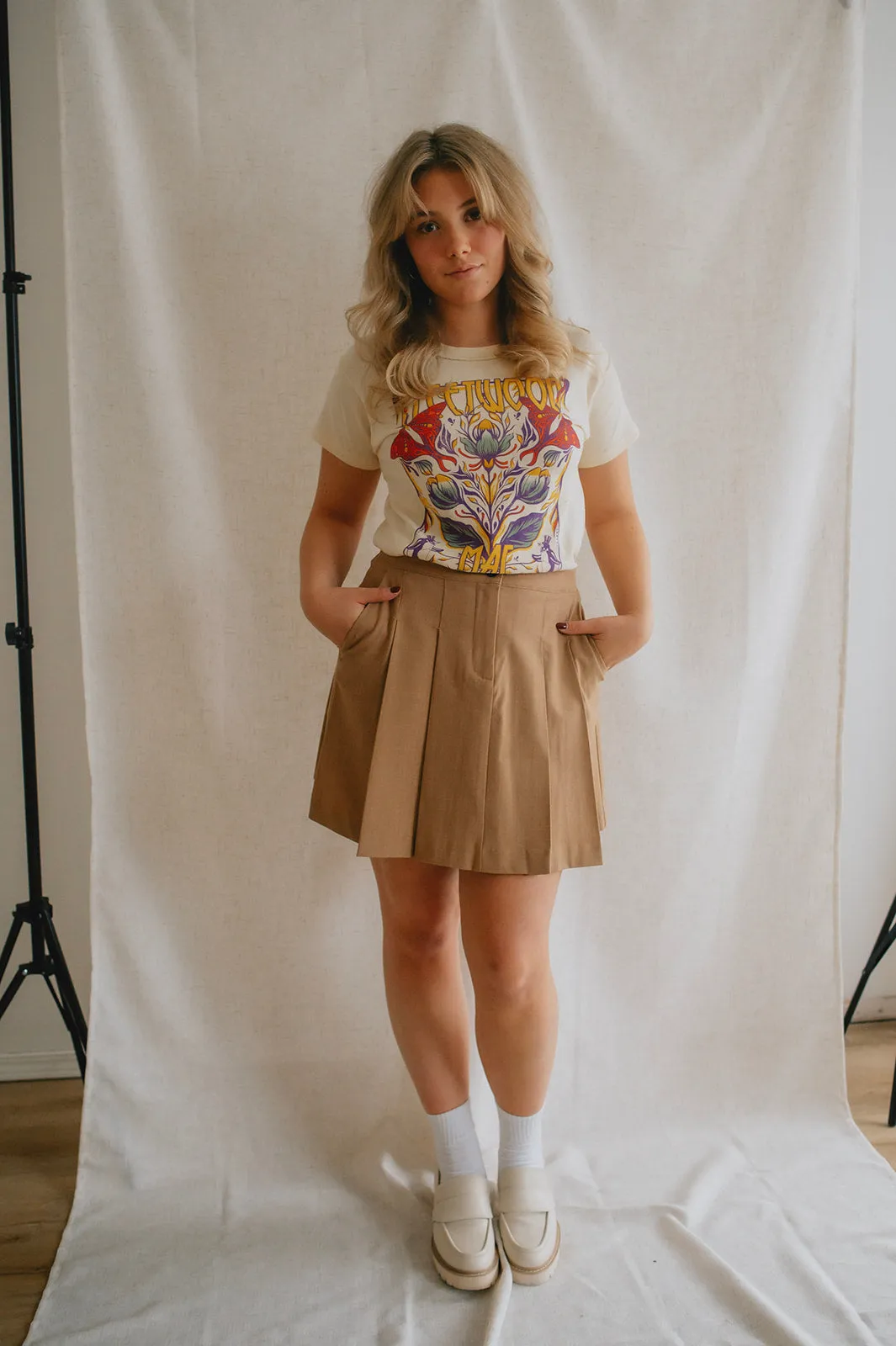 The Fleetwood Mac Butterflies Reverse GF Tee by Daydreamer