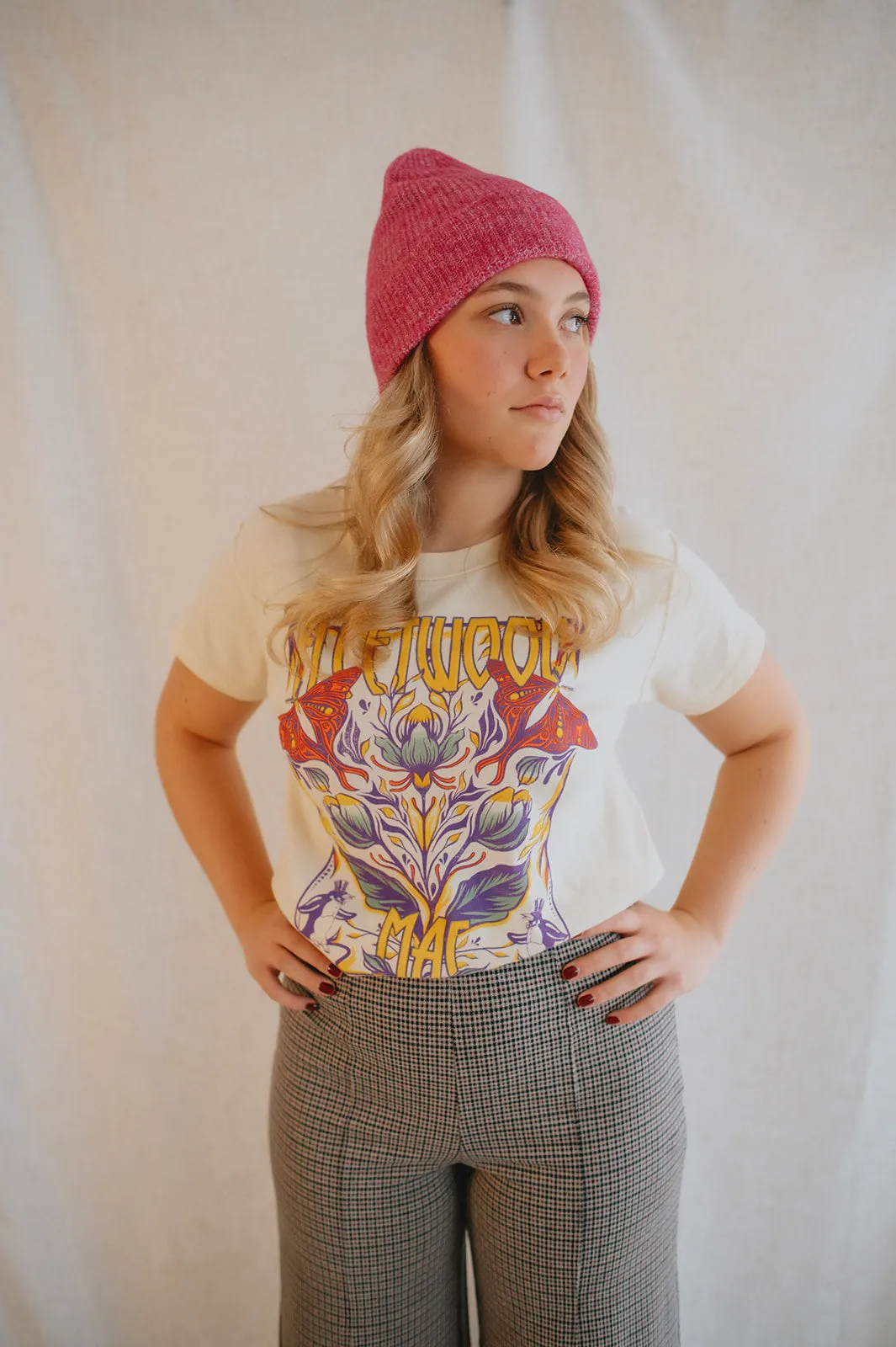 The Fleetwood Mac Butterflies Reverse GF Tee by Daydreamer