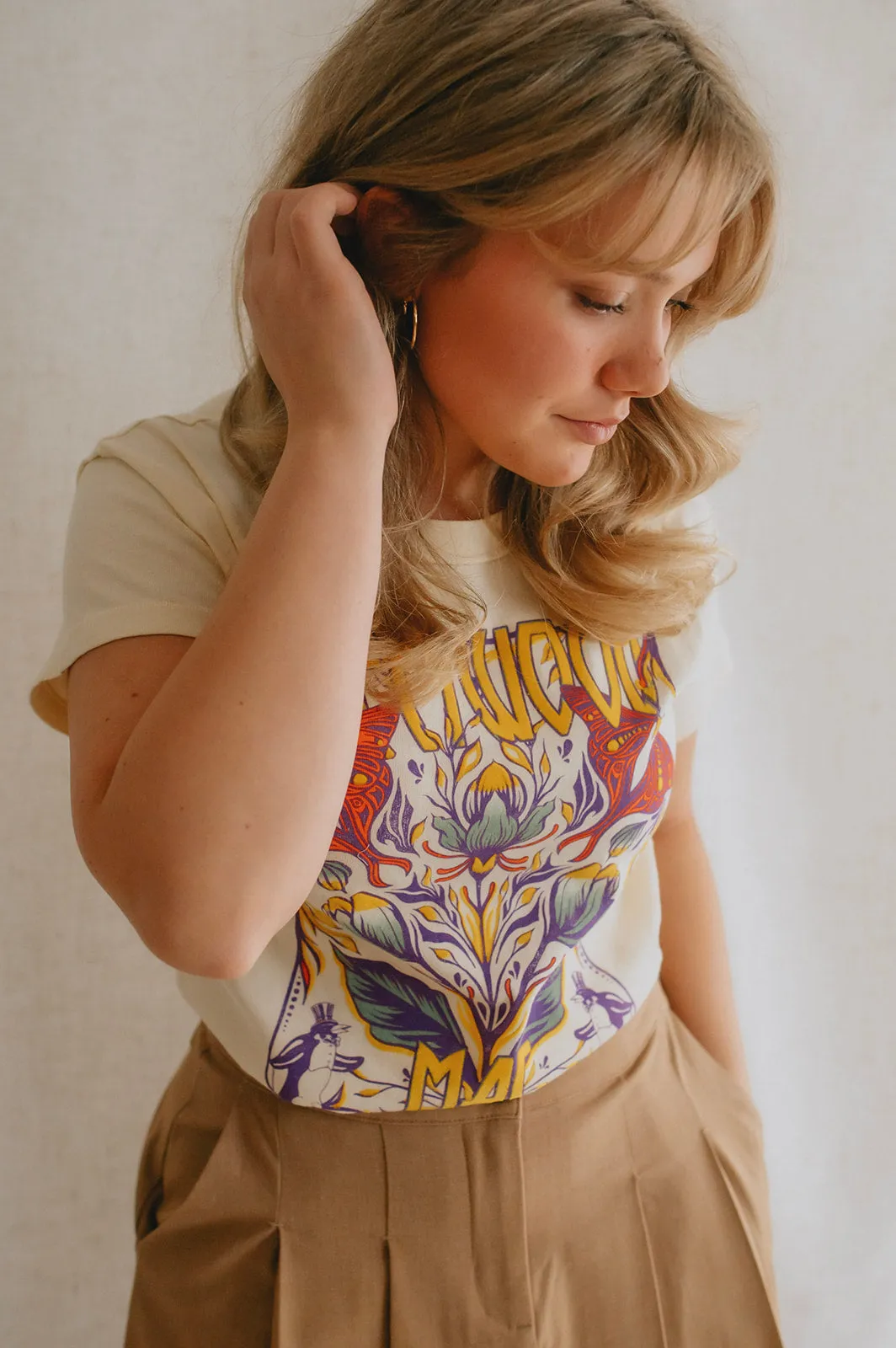 The Fleetwood Mac Butterflies Reverse GF Tee by Daydreamer