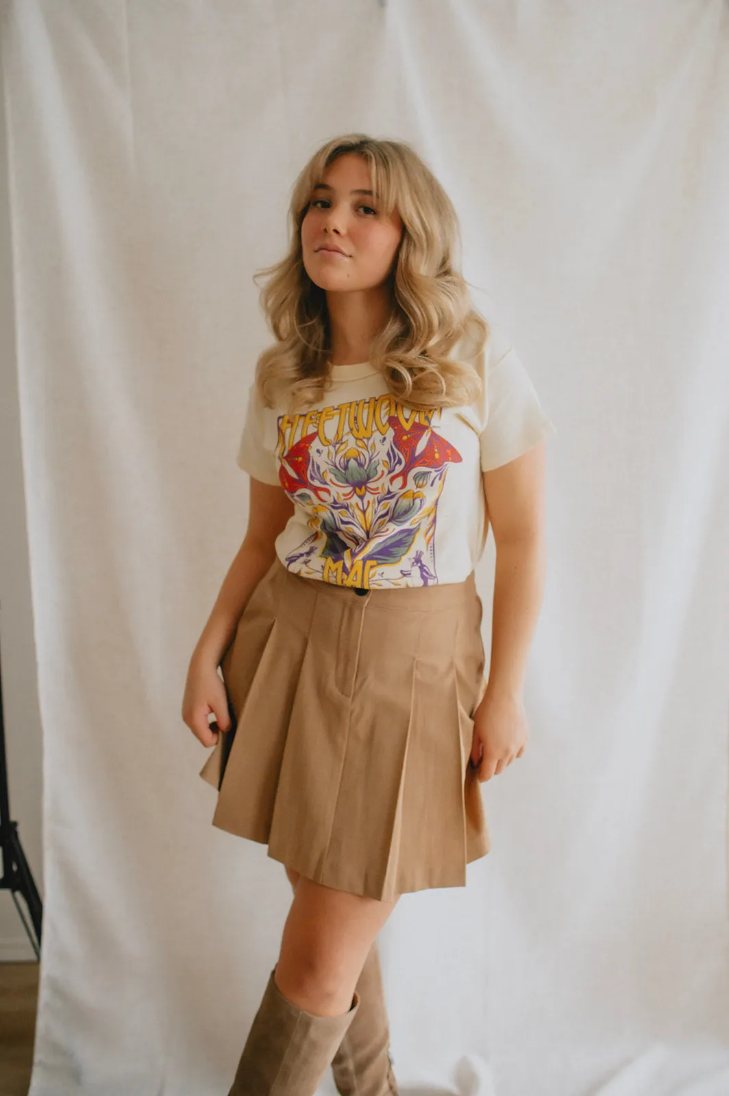 The Fleetwood Mac Butterflies Reverse GF Tee by Daydreamer