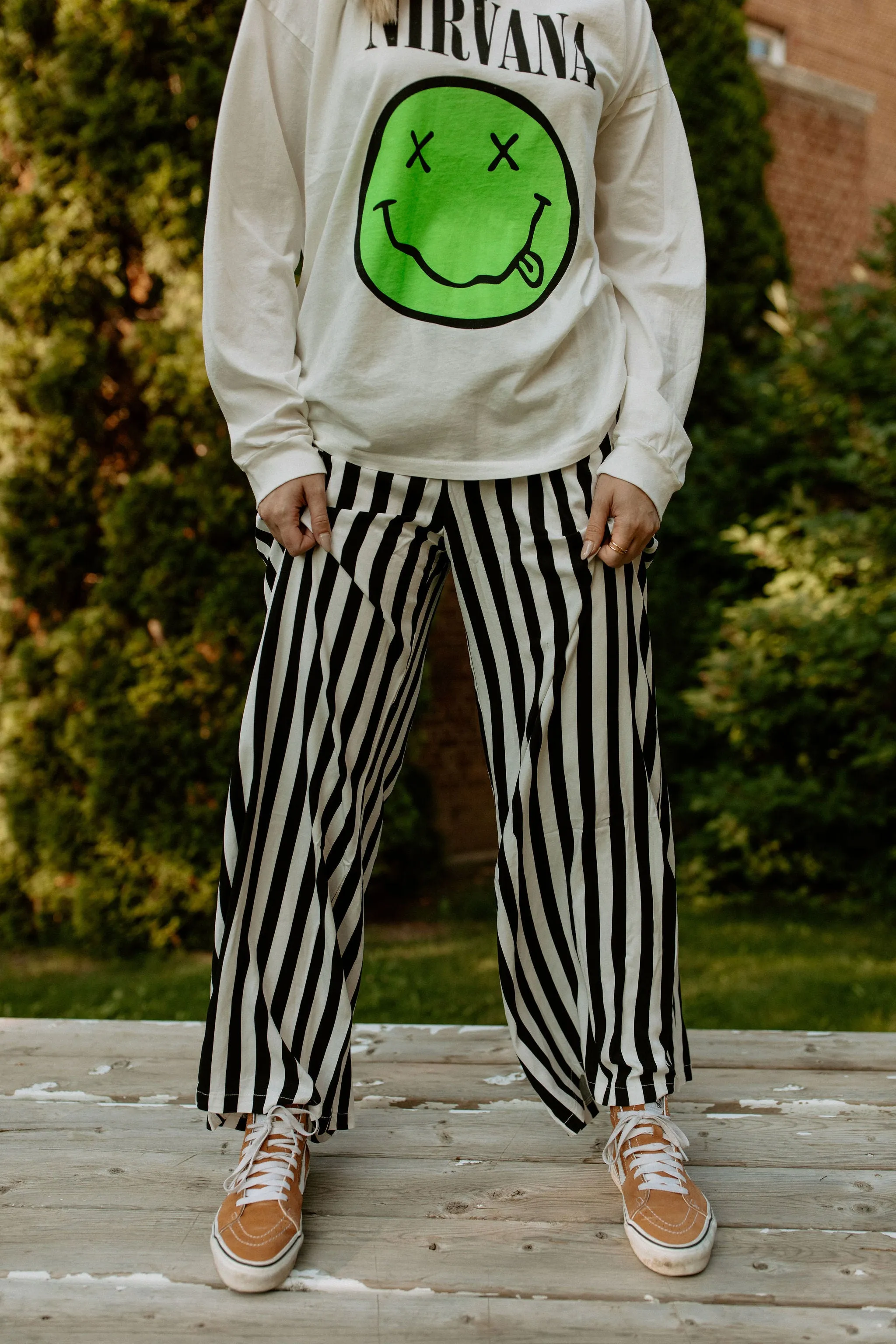 The Nirvana Smiley Long Sleeve by Daydreamer