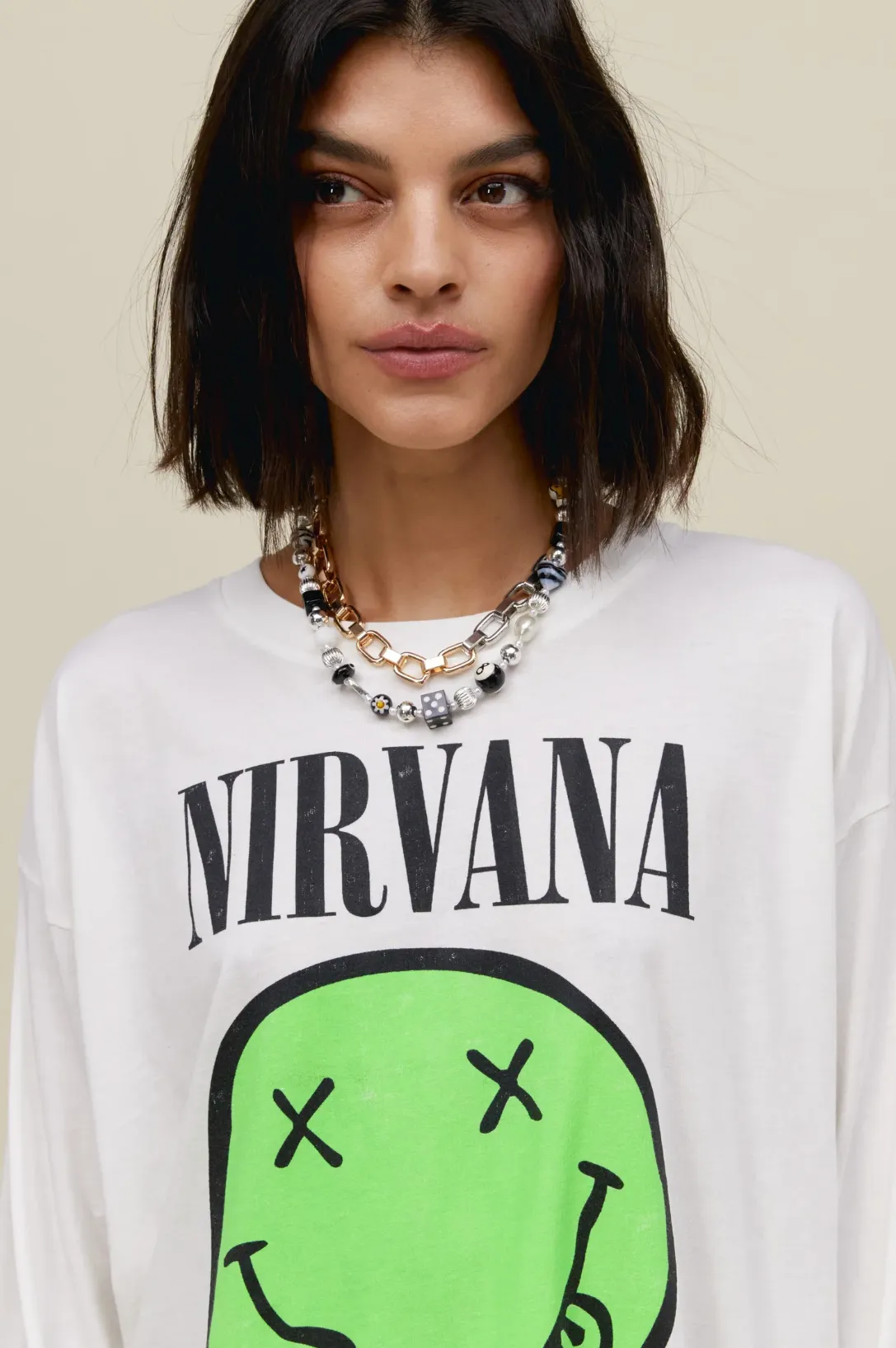 The Nirvana Smiley Long Sleeve by Daydreamer