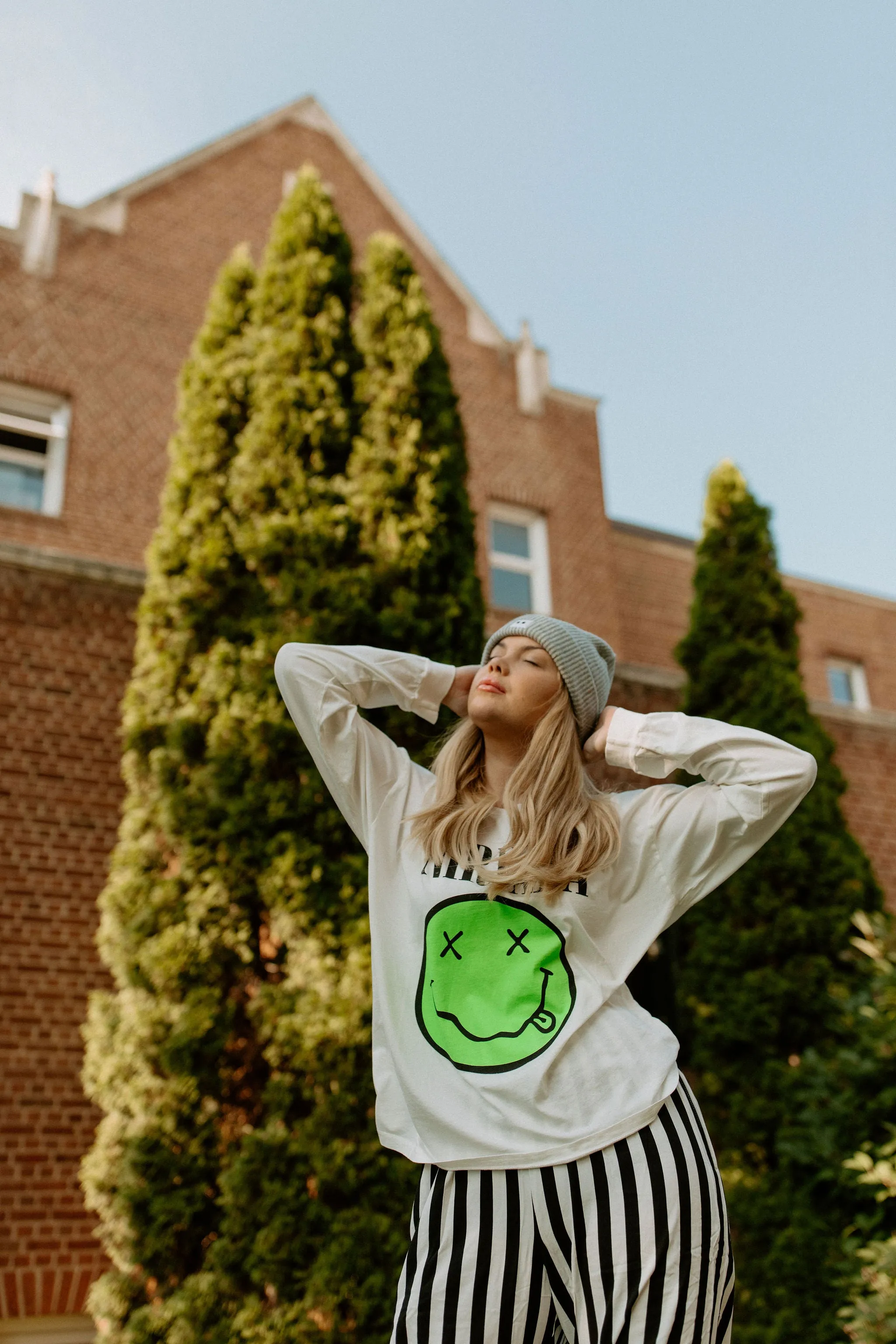 The Nirvana Smiley Long Sleeve by Daydreamer