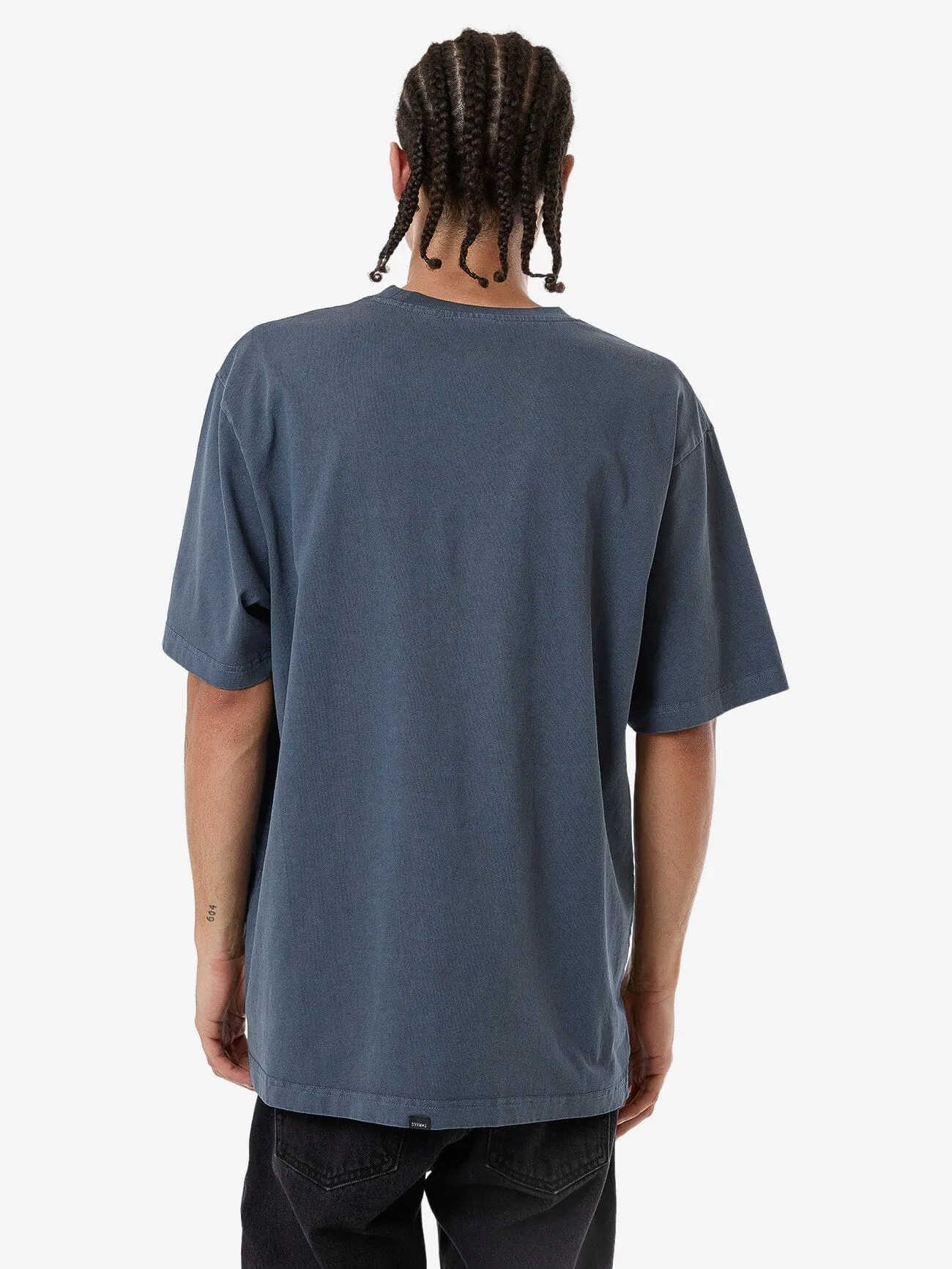 Thrills Union Oversize Fit Pocket Tee - Light Petrol