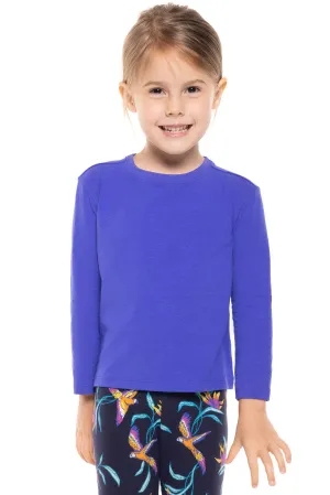 Toddler Coco Plum Everyday Long Sleeve T-Shirt  |  Baja Blue