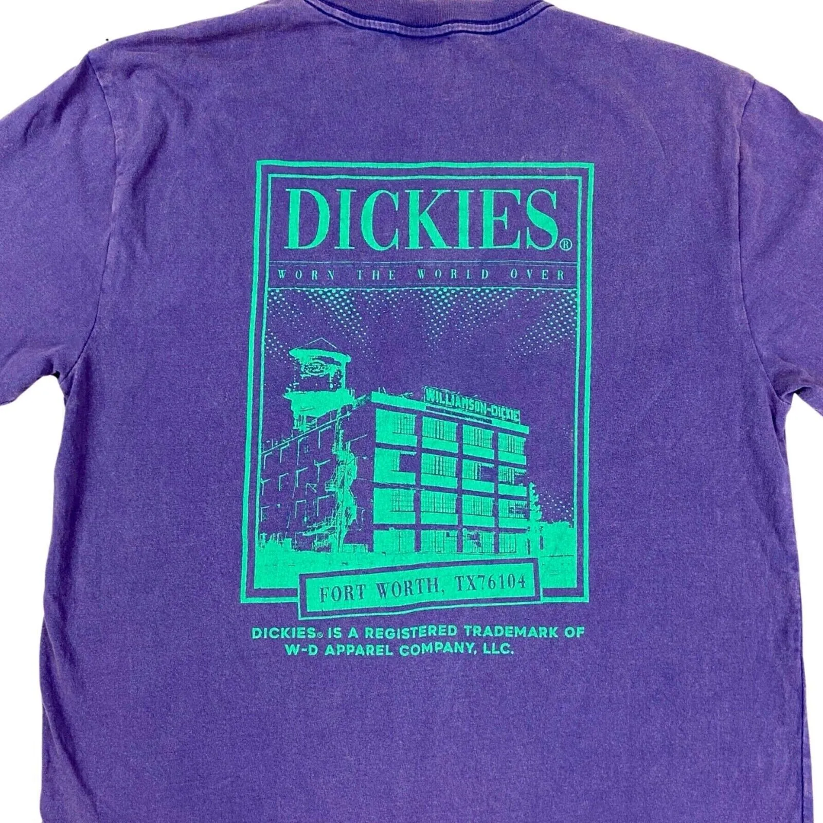 Vintage 90s 00s Purple Graphic Print Dickies T-shirt L