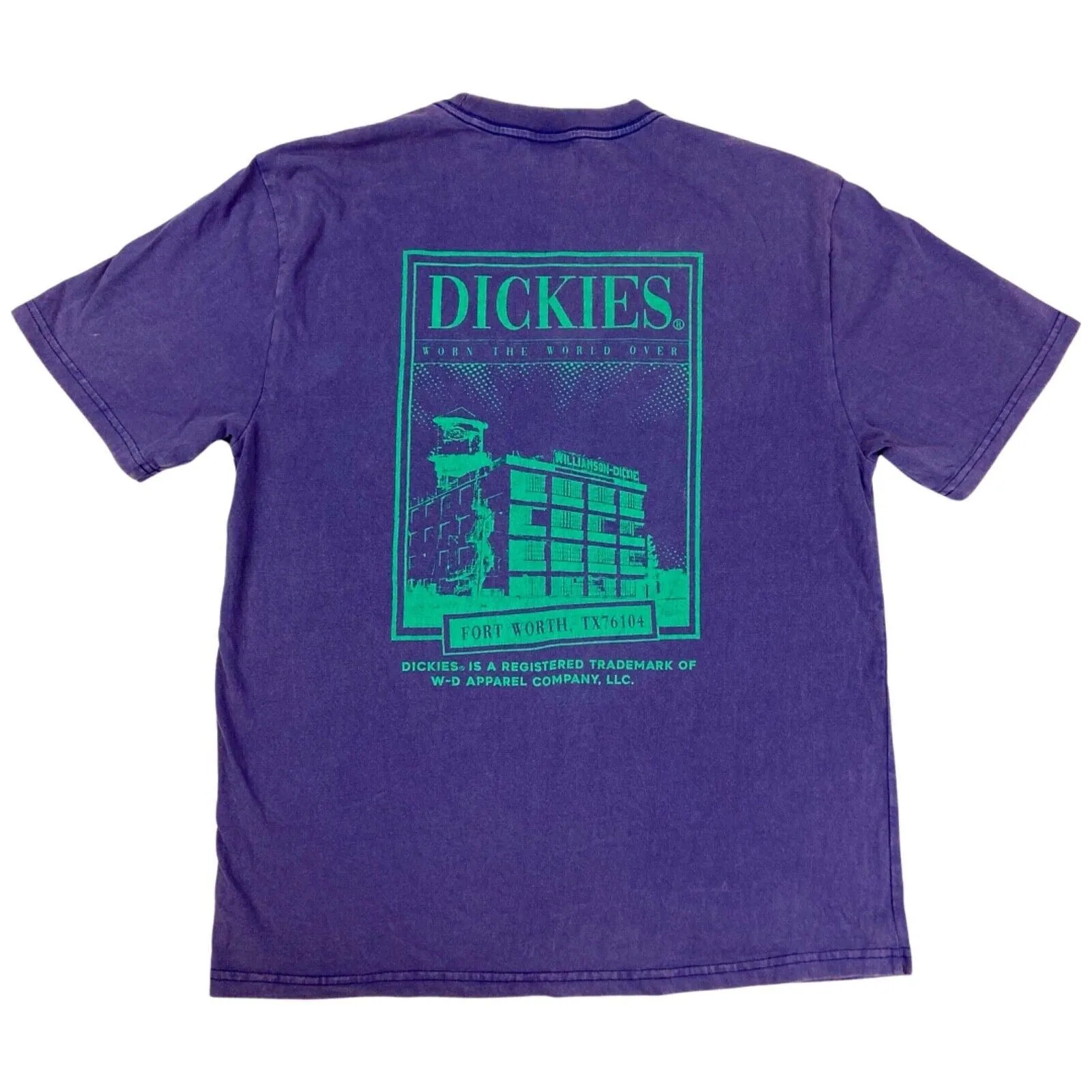 Vintage 90s 00s Purple Graphic Print Dickies T-shirt L