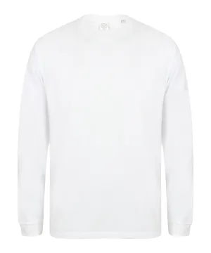 White - Unisex drop shoulder slogan top