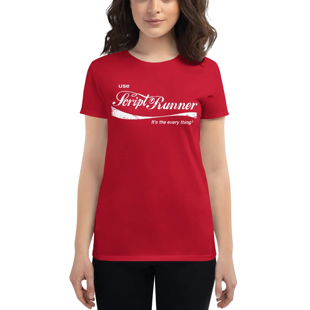 Women's Adaptavist ScriptRunner Cola Retro Design T-Shirt CB2