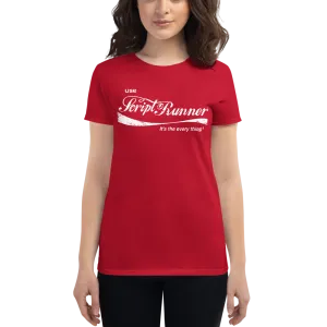 Women's Adaptavist ScriptRunner Cola Retro Design T-Shirt CB2