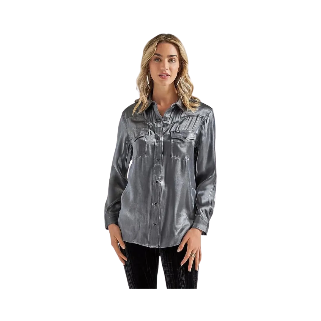 Wrangler Women's Retro Party Western Snap Shirt